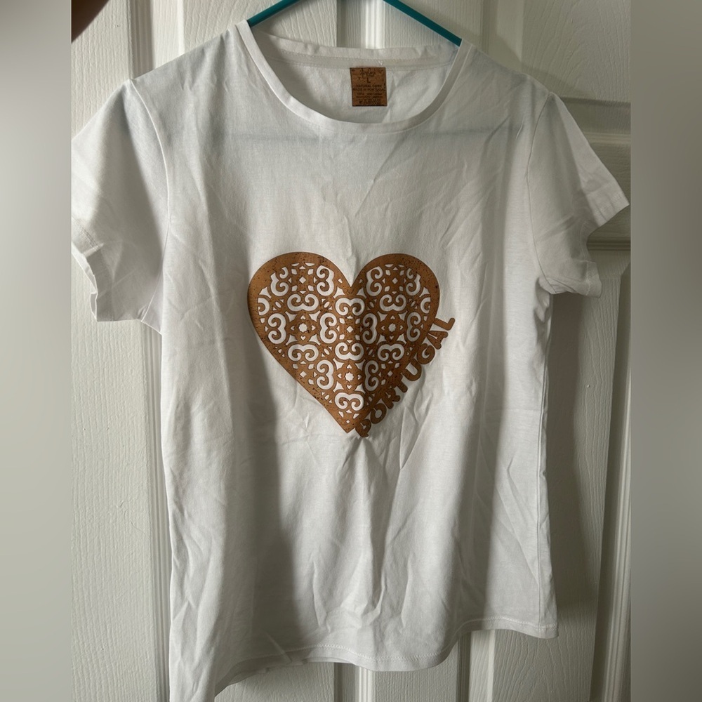 FineCork White T-Shirt